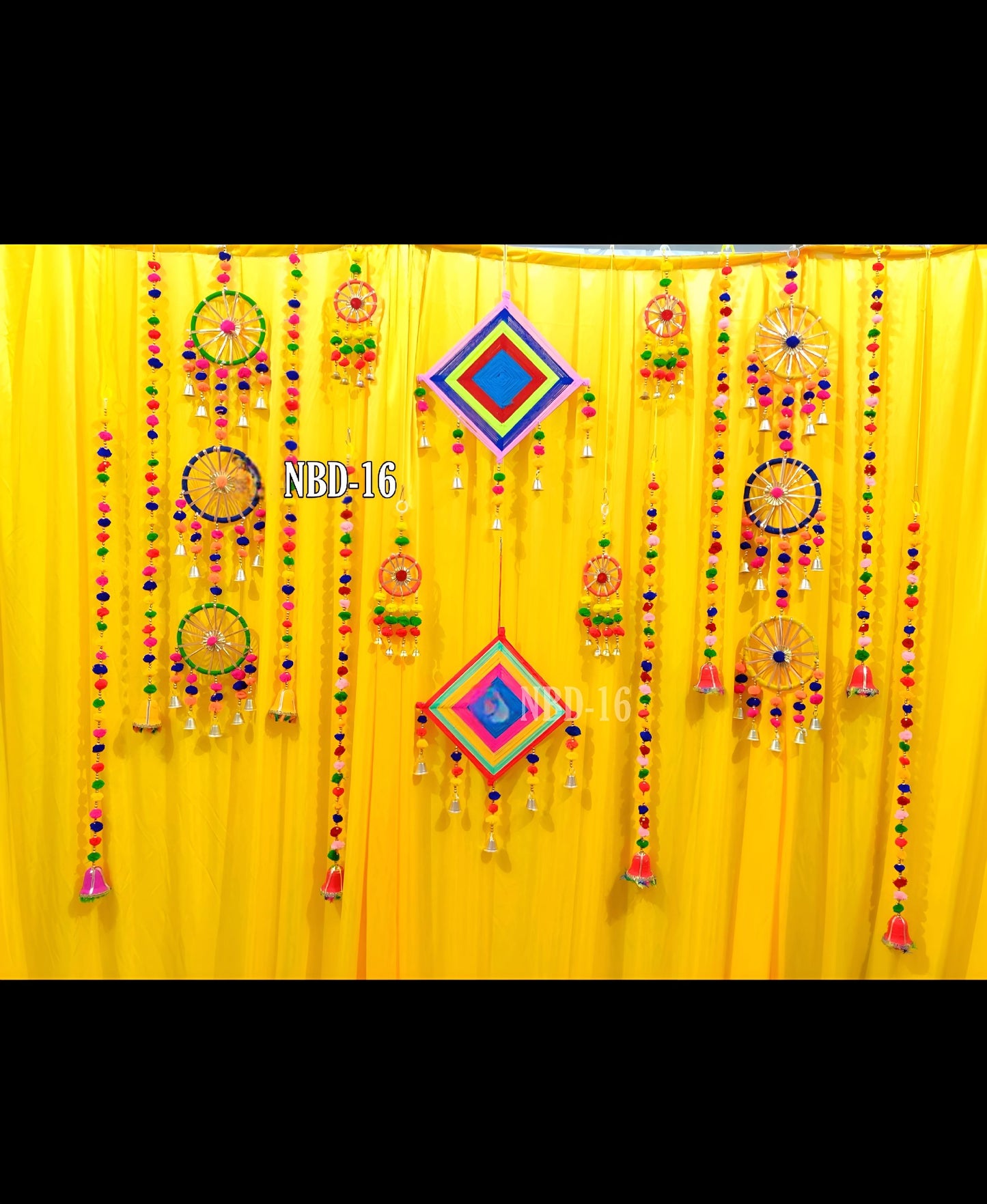 "Bright Multicolor Backdrops Set