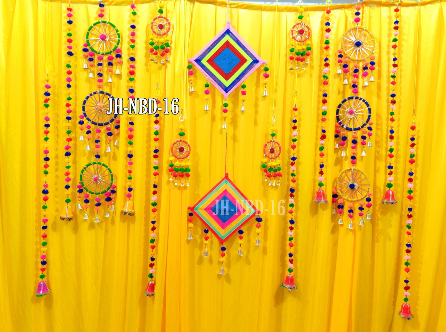 "Bright Multicolor Backdrops Set