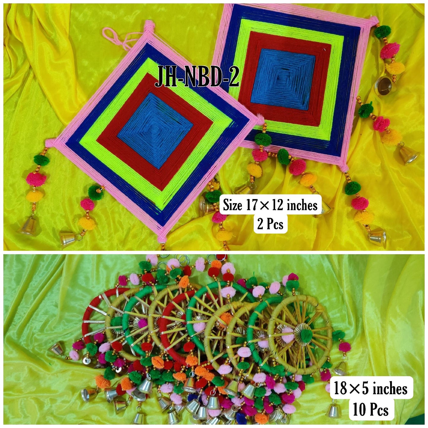 Complete backdrop decoration for Mandir/ Haldi/ Ganapati decor/ yellow backdrop decoration