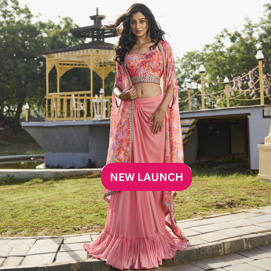 Ready to wear | Heavy Lehenga | Soft Pink Colored