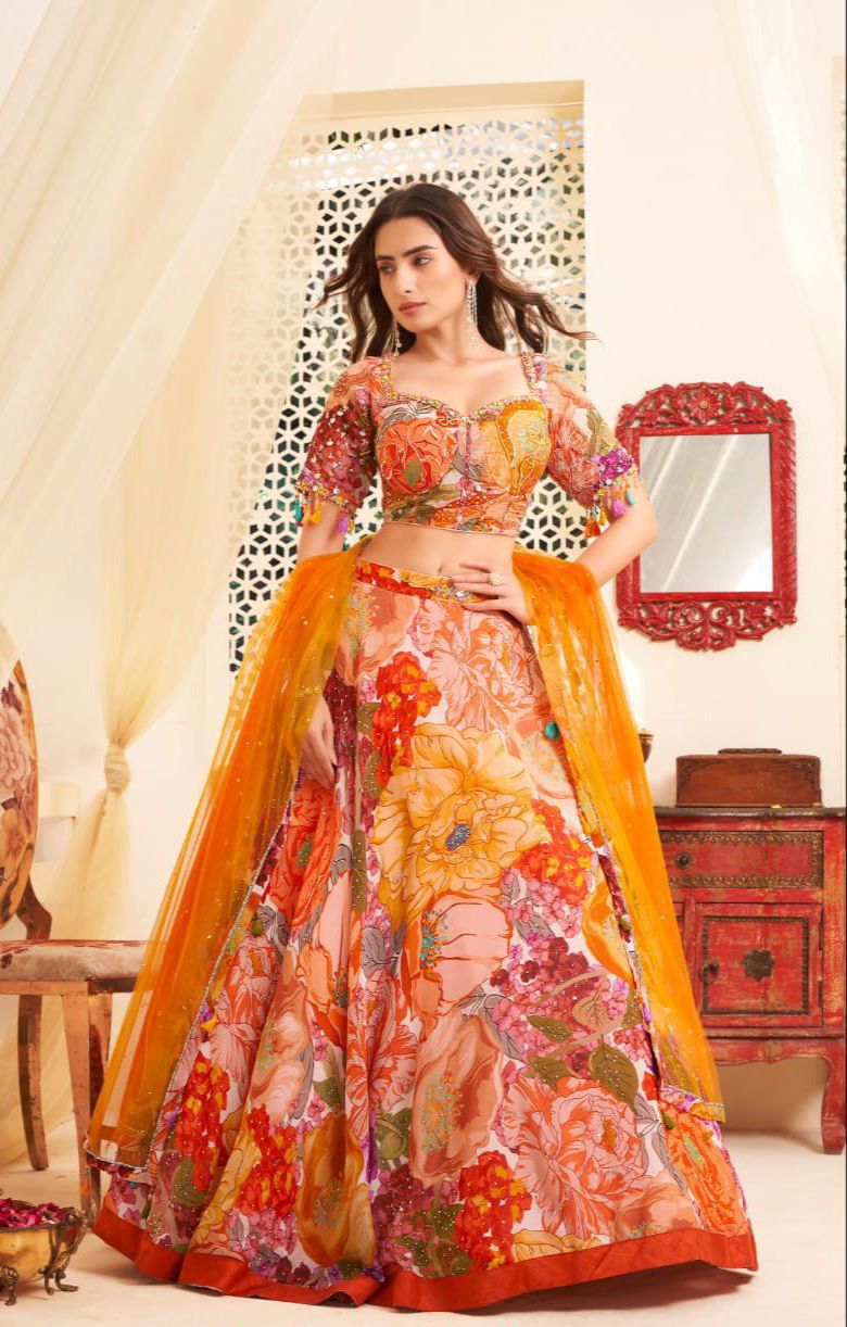 Sunflower Radiance Revival Lehenga