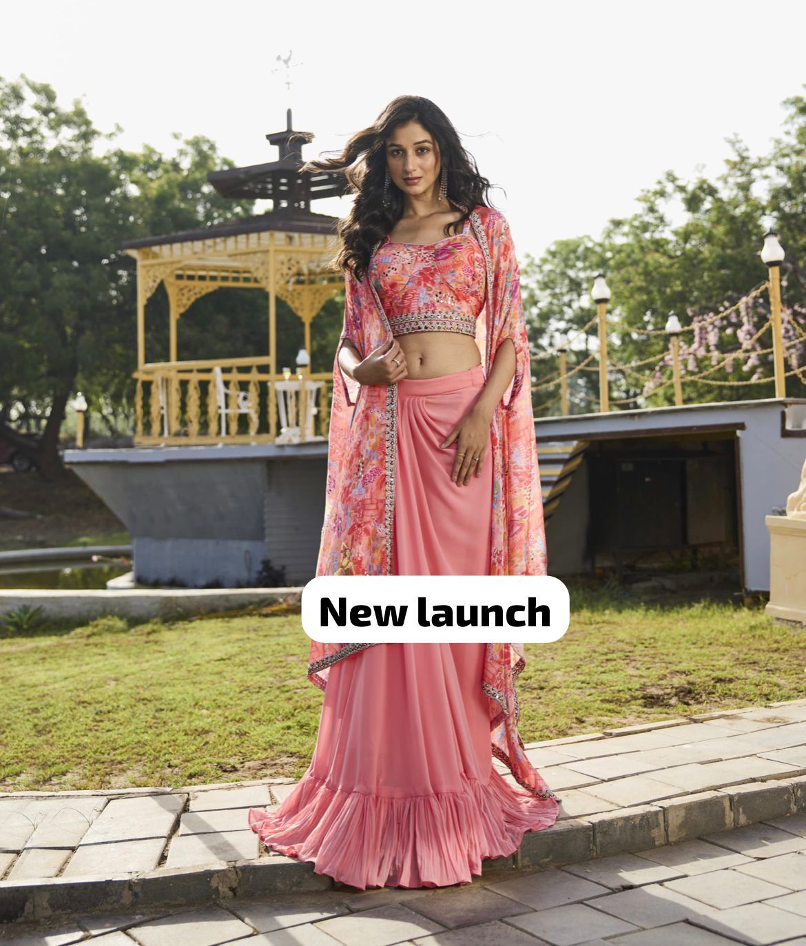 Ready to wear | Heavy Lehenga | Soft Pink Colored