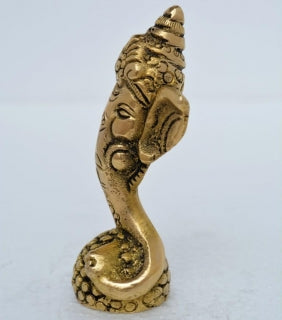 Brass Small Ganesh Statue handmade ganesh trunk statue