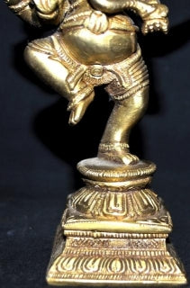 Ganesha Dancing Statue Made in Brass